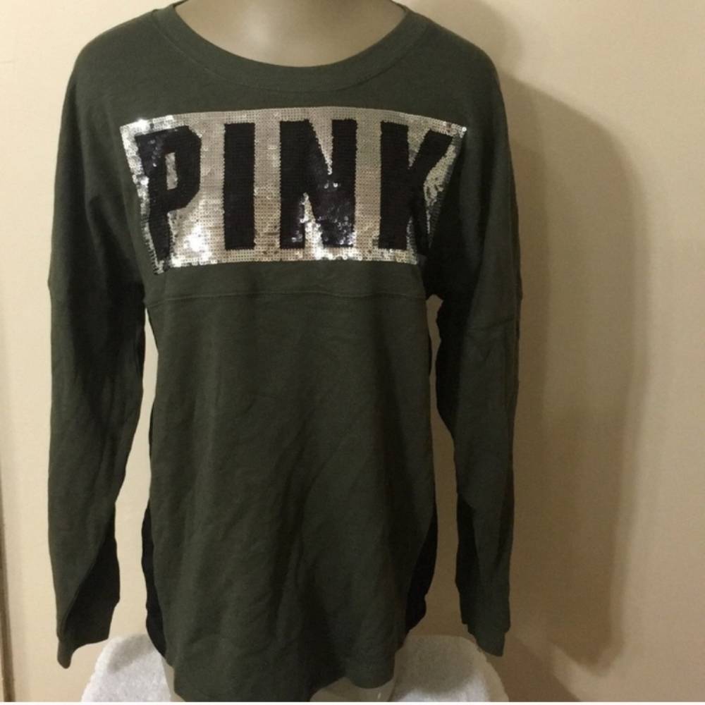Victoria’s Secret Bling Long Sleeve Sweatshirt Large